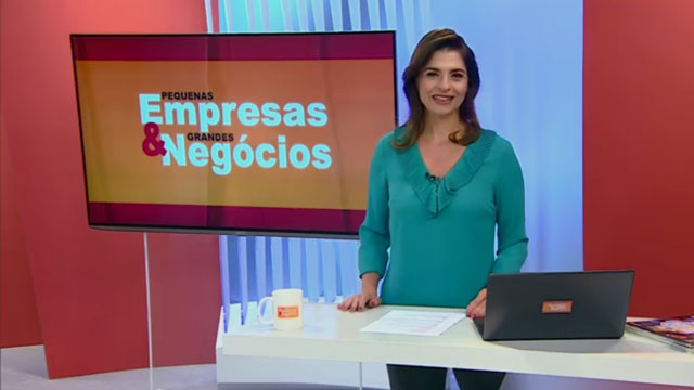Apresentação do programa da TV Globo Pequenas Empresas Grandes Negócios