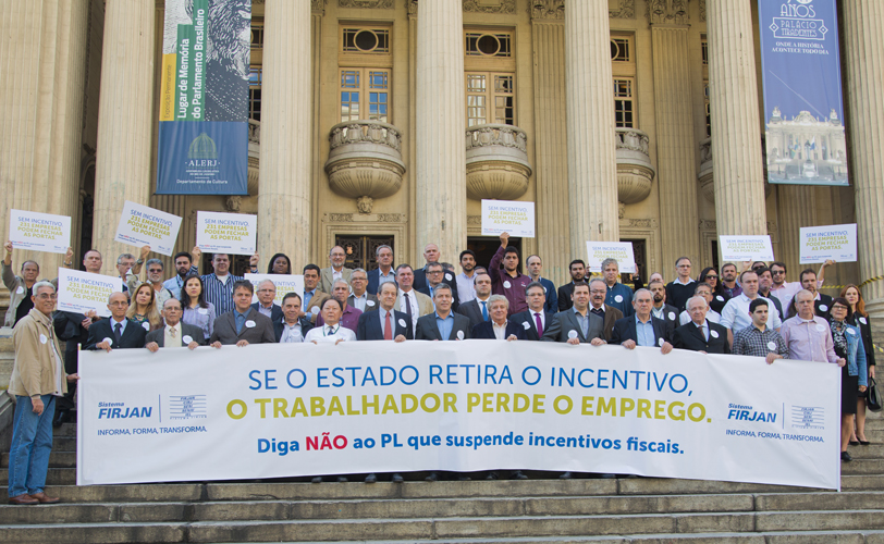 Empresários fluminenses se mobilizaram para acompanhar audiência pública (Foto: Vinicius Magalhães)